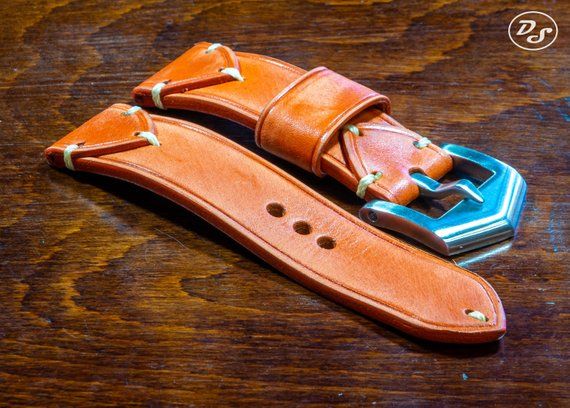 Handmade Watch Strap, Custom Strap, Luxury Watch Brands, Seiko Watches, Leather Watch Strap, Vintage Orange, Apple Watch Strap, Fashion Accessories Jewelry, Gift Accessories