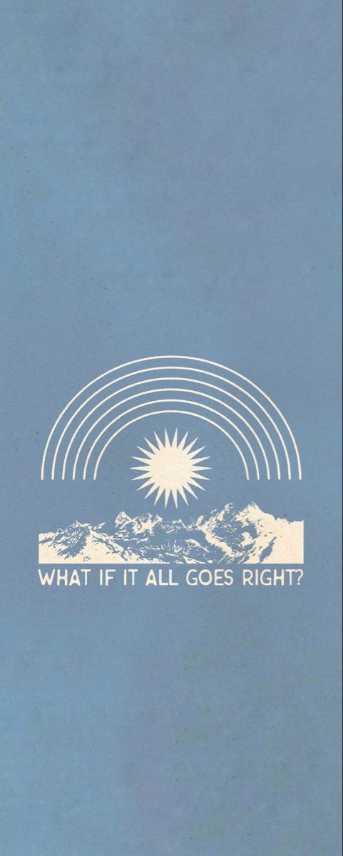 a blue book cover with the words what if it all goes right? on it