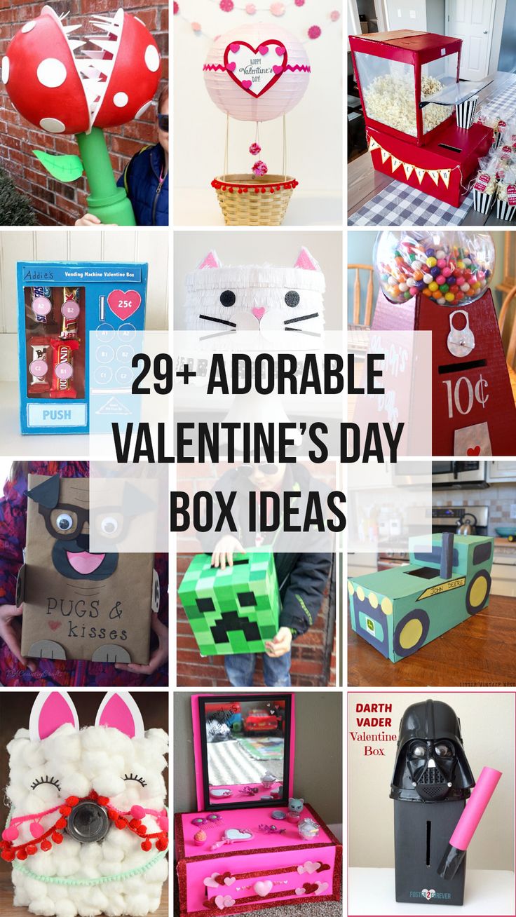 valentine's day box ideas that are easy to make and fun for the kids