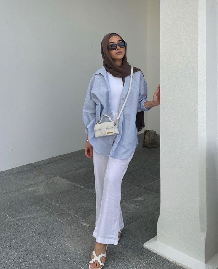 Hijabi Outfits Modest, Islamic Planner, Hijabi Summer Outfits, Hijabi Fashion Summer, Summer Modest Outfits, Hijab Outfit Summer, Modest Fashion Muslim, Modest Outfits Muslim, Muslim Outfit