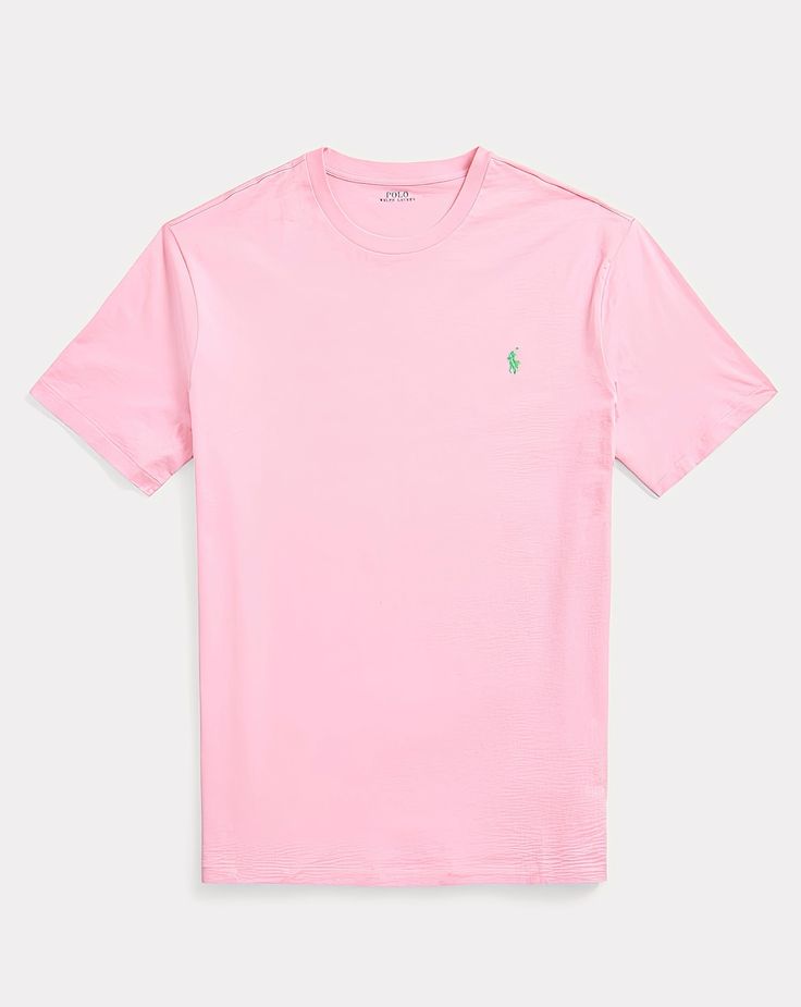 This Polo Ralph Lauren short sleeve tshirt in pink is a great piece to add to your everyday wardrobe. Ralph Lauren Tshirt, Pink Ralph Lauren, Suit Fit Guide, Polo Ralph Lauren Shorts, Belted Blazer, Blazer Shirt, Ralph Lauren Shorts, 3 Piece Suits, Wide Fit Boots