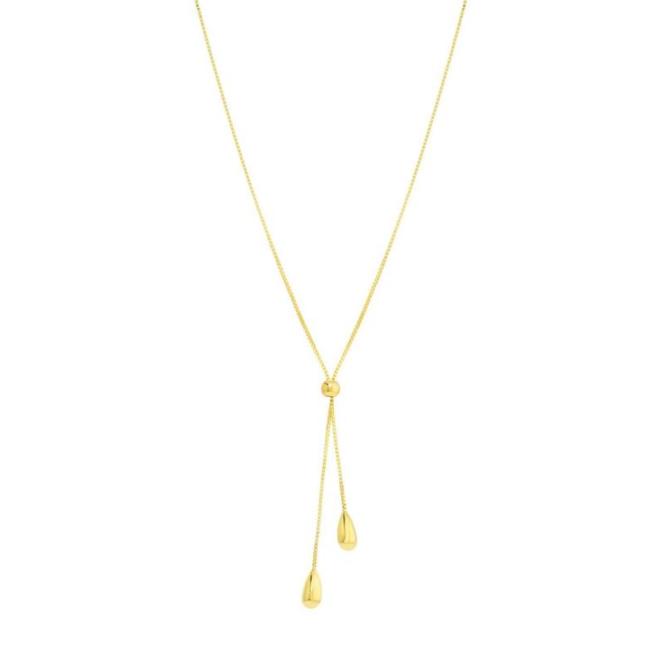 Tear Drop Box Chain Lariat Necklace Real 14K Yellow Gold 17" * Metal : Real 14K Yellow Gold (Properly Stamped, 14K) * Condition : Brand New * Finish : Polished * Avg Weight : 2.30 grams * Length : 17" * Clasp/Bail: Lobster Claw Clasp All of our items are brand new and are shipped with a gift box. Drop Box, Lariat Necklace, Jewelry Business, Tear Drop, Box Chain, Diamond Wedding Bands, Ring Bracelet, Earring Necklace, Cross Pendant