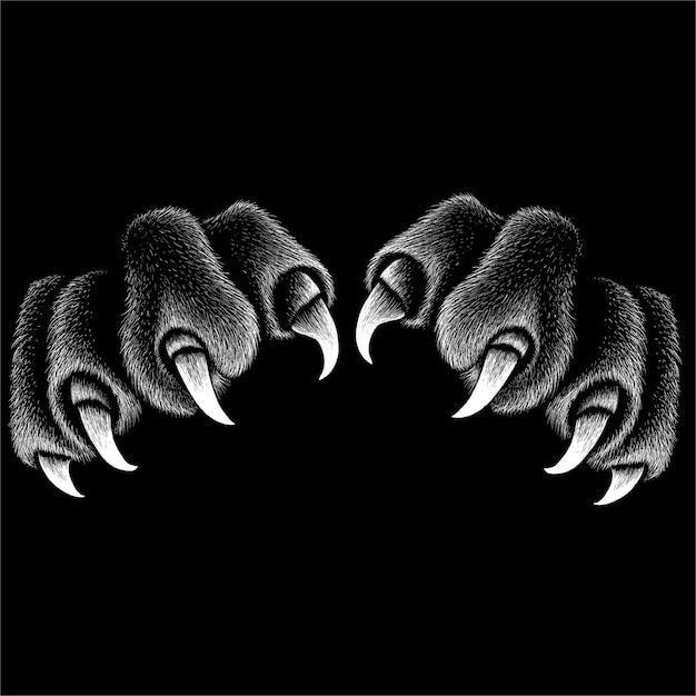 three black and white images of animals with long, curved horns on their heads against a dark background