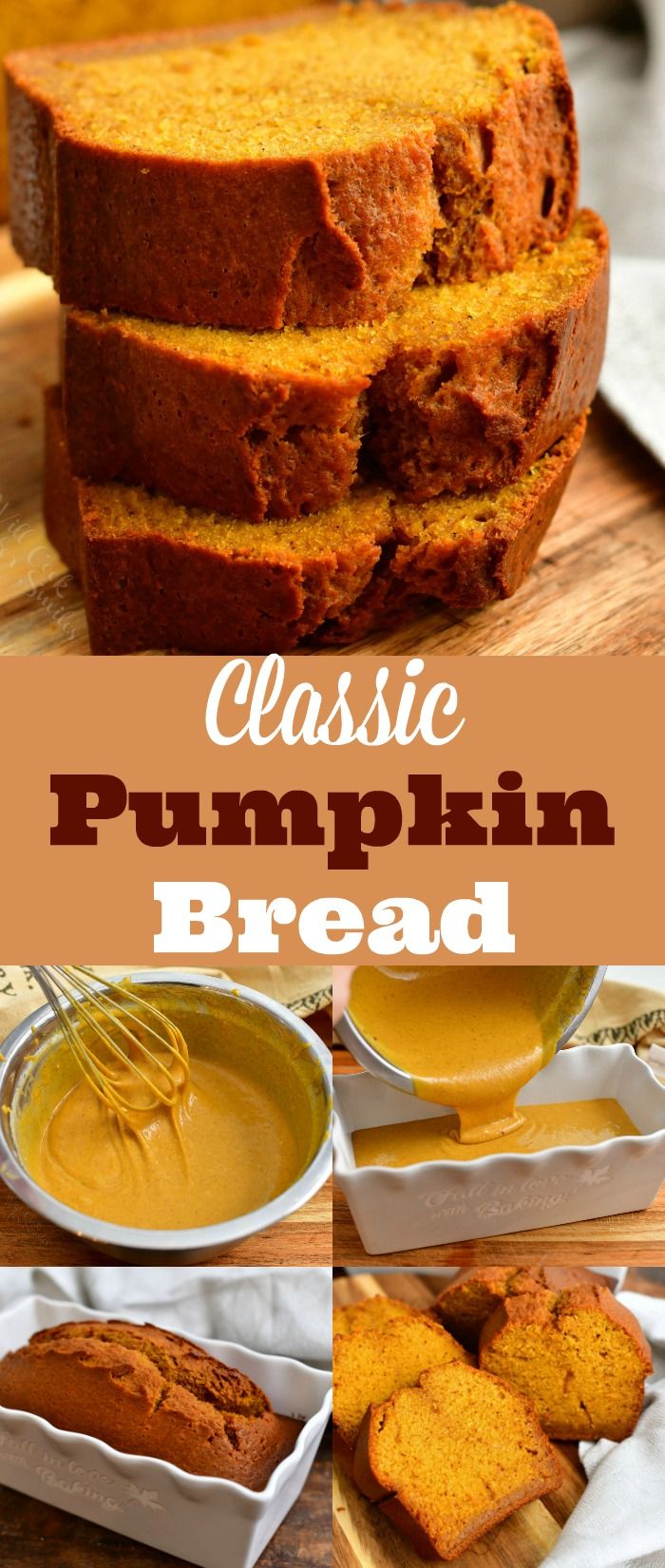 classic pumpkin bread is the perfect fall treat