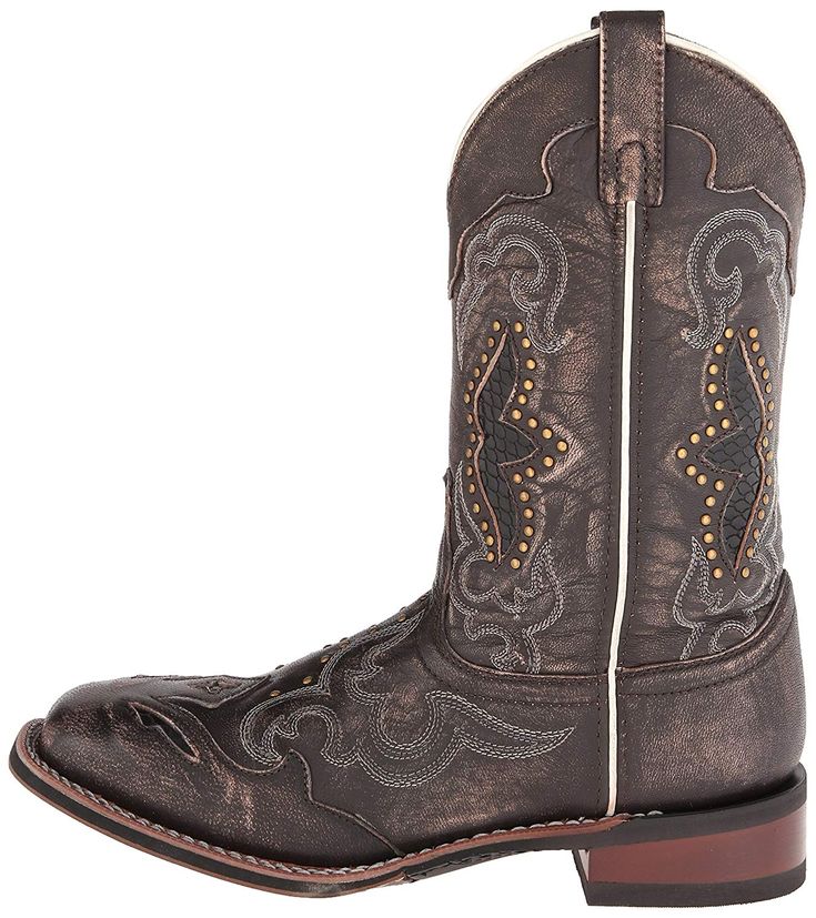 Laredo Women's Spellbound Western Boot ** Visit the image link more details. (This is an affiliate link) Frye Boots, Womens Mid Calf Boots, Beautiful Boots, Mid Calf Boots, Cool Boots, Mid Calf, Black And Tan, Western Boots, Low Heels