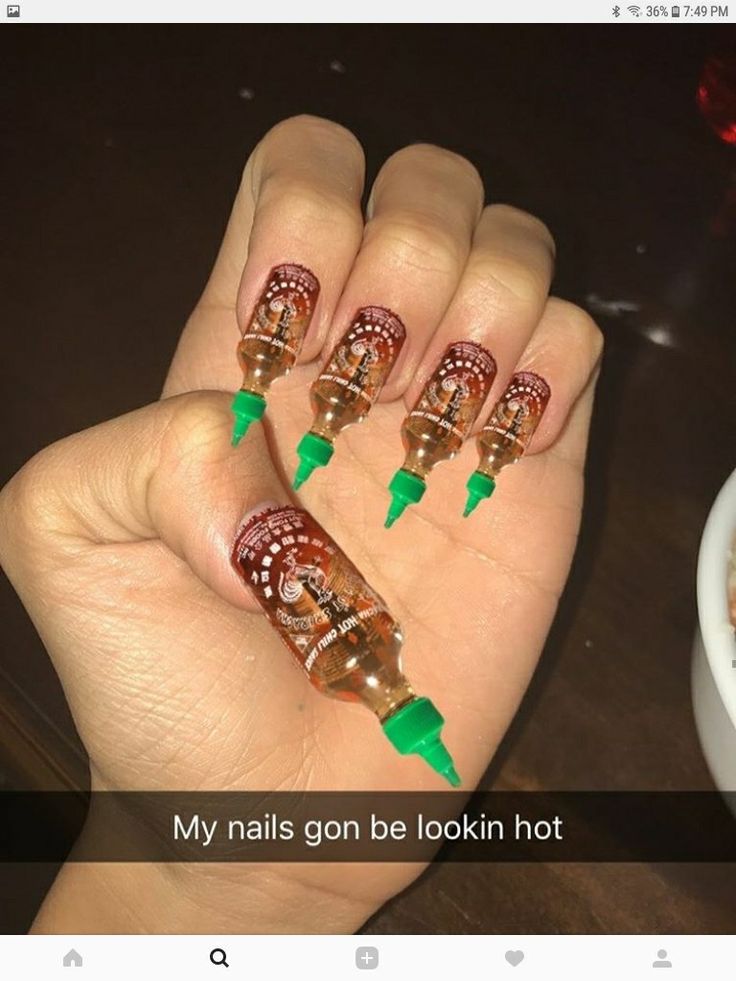 Hoco Nail Ideas, Crazy Acrylic Nails, Bad Nails, Hoco Nails, Crazy Nail Designs, Crazy Nail Art, Funky Nail Art, Stiletto Nail Art, Simple Acrylic