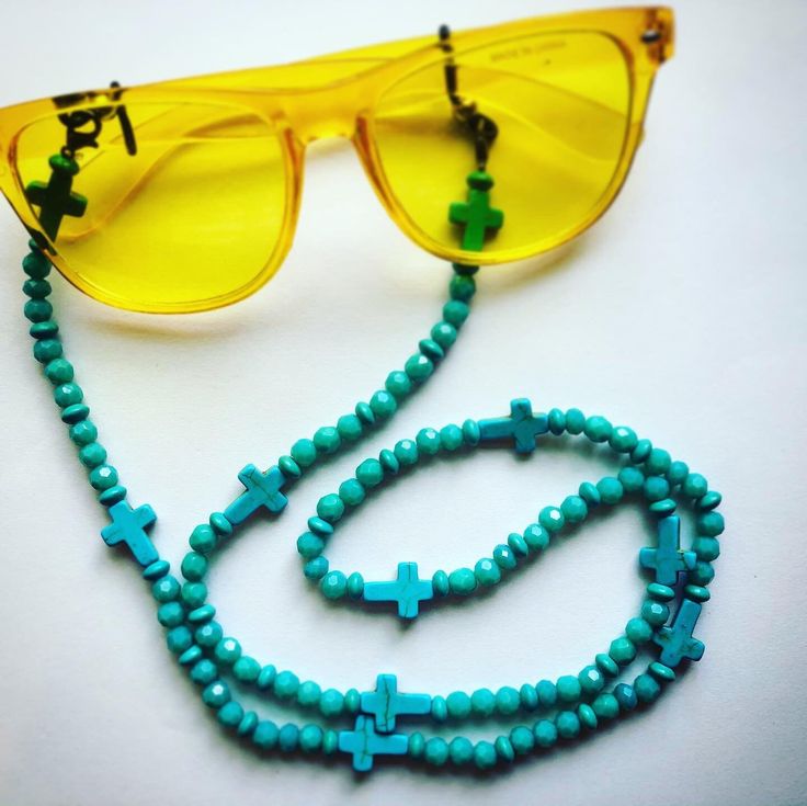 Excited to share this item from my #etsy shop: beaded mask holder | beaded mask necklace | beaded mask strap | beaded mask lanyard | beaded mask accessory | beaded mask holder necklace Colorful Beaded Glasses Chain For Summer Beach, Blue Glasses Chains For Beach Summer, Blue Glasses Chains With Colorful Beads For Beach, Blue Summer Glasses Chains, Bohemian Blue Beaded Glasses Chains, Sunglasses Cord, Beaded Sunglasses, Convertible Necklace, Mask Necklace