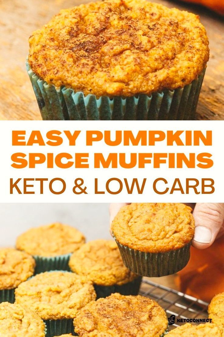 pumpkin spice muffins with keto and low carb