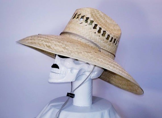 Straw hat hand crafted made  proudly in Mexico, natural color great for for any outdoor activities, with and adjustable strap Adjustable Natural Straw Hat In Country Style, Adjustable Natural Hat For Country Events, Adjustable Natural Hat Band For Outdoor, Adjustable Natural Hat Band For Festivals, Adjustable Natural Hat For Outdoor, Adjustable Natural Color Hat For Outdoor, Adjustable Wide Brim Straw Hat In Natural Color, Adjustable Summer Hat Band In Natural Color, Rustic Natural Hat Band For Vacation