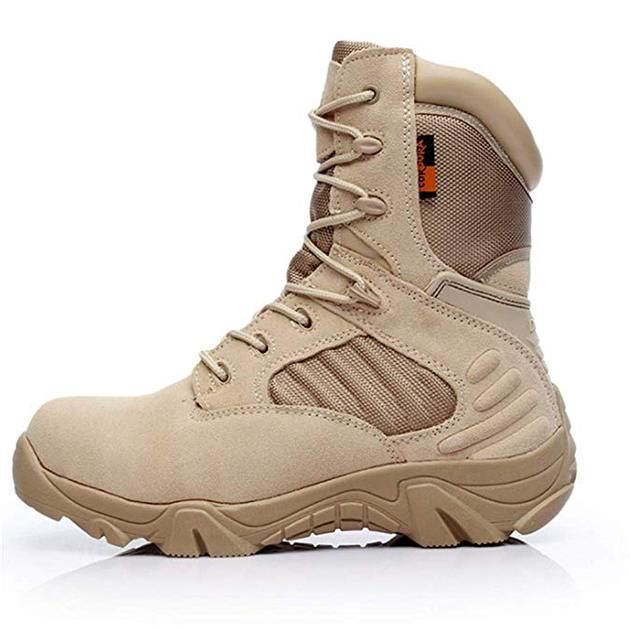 Brown Military Boots, Hiking Men, Leather Snow Boots, Special Force, Desert Boot, Tactical Boots, Military Boots, Rounded Toe Boots, Beige Shoes