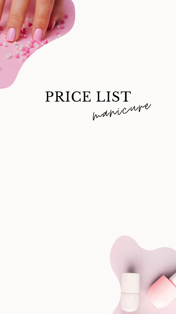 Price List Design Salon Nails, Nails Price List Design, Price List Design Nails, Manicure Price List, Facial Wallpaper, Price List Nails, Nails Price List, Nail Price List, Nail Background