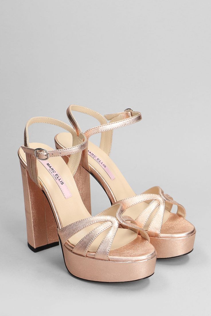 Sandals in copper leather, multiple thin straps, ankle strap, plateau, 130 mm heel, 100% leather, Made in Italy Footwear Design Women, Sneaker Wedge, High End Fashion, Accessories Branding, Luxury Retail, Manolo Blahnik, Luxury Shoes, Luxury Boutique, High Heel Shoes