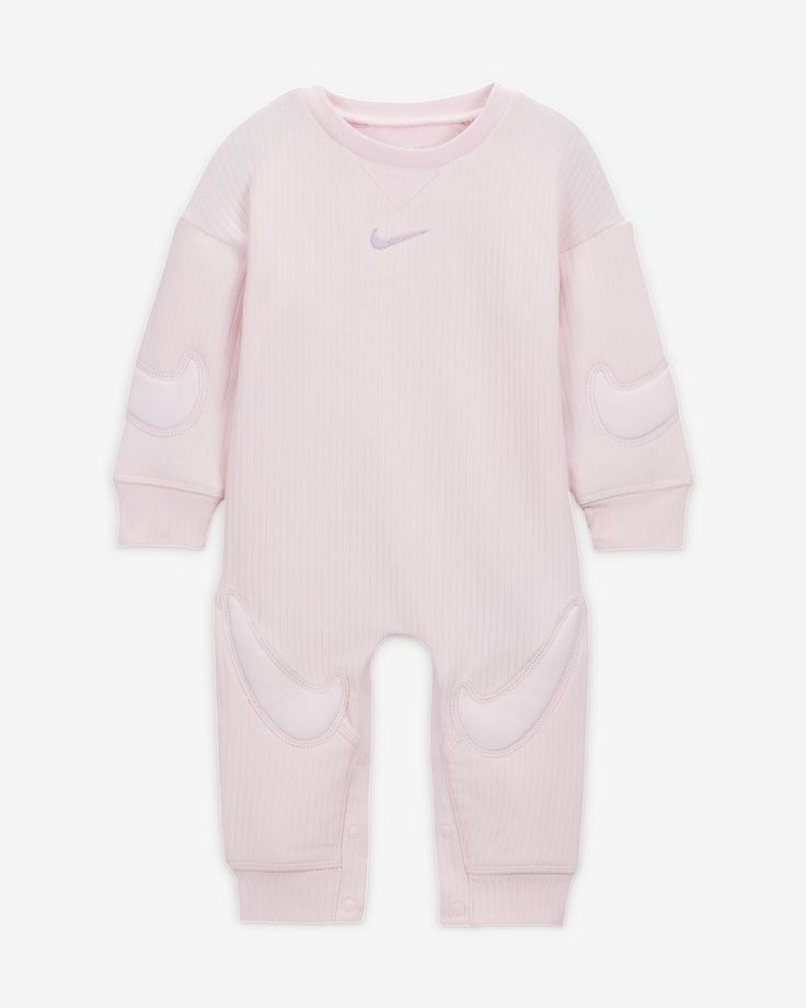 Nike "Ready, Set" Baby Coveralls. Nike.com Nike Baby Clothes, Baby Comforter, Baby Safe, Nike Outfits, Waffle Knit, Baby Sets, Baby Clothes, Overalls