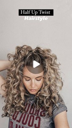 Half Up Twist Hairstyle, Curly Hair Half Up Half Down, Short Hair Updo Tutorial, Twist Hairstyle, Natural Curly Hair Cuts, Hair Twist, Beautiful Braided Hair, Hairstyles Kids, Going Out Hairstyles