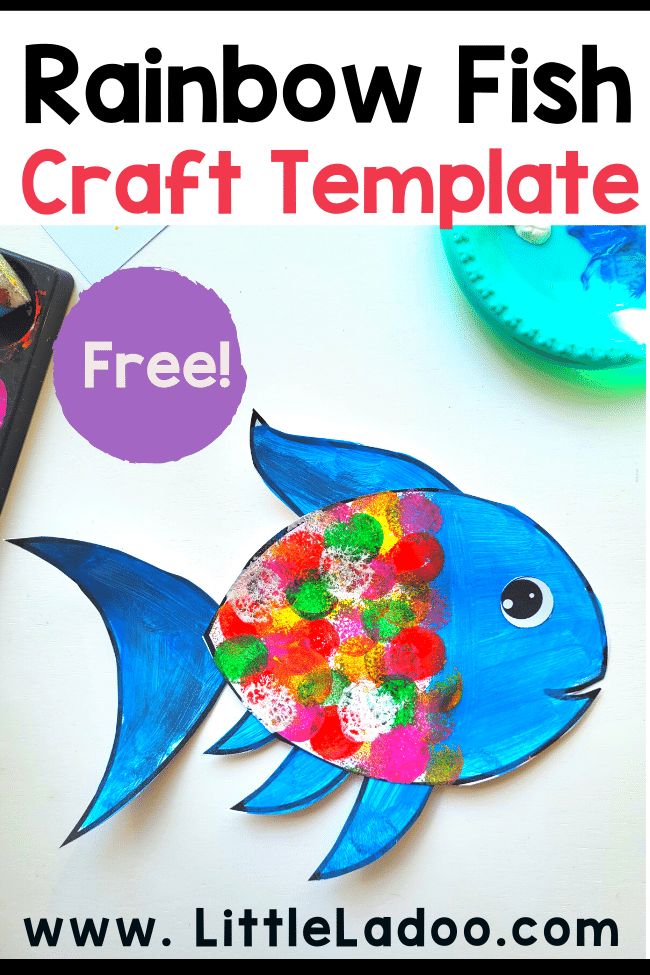 this rainbow fish craft is perfect for kids to make