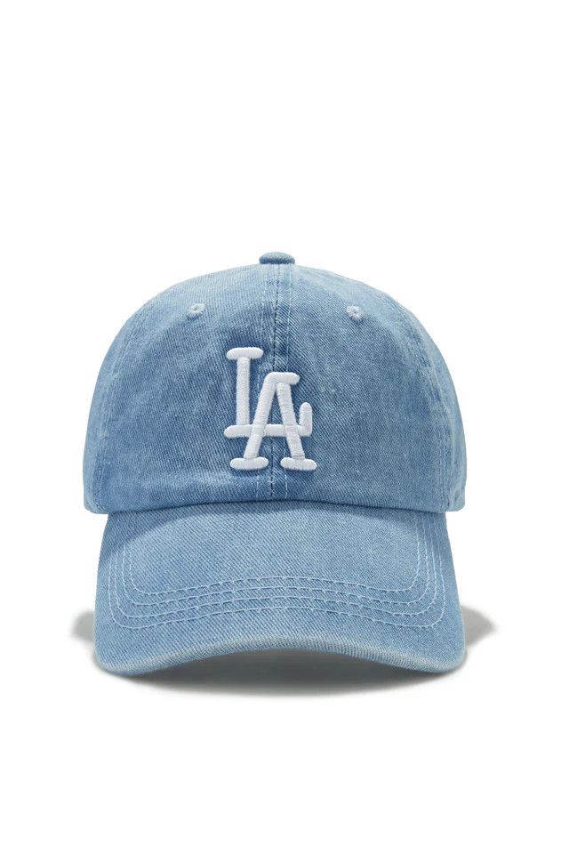 Miss Lola | City Dreams Denim Hat | MISS LOLA Sporty Girl, Miss Lola, Denim Hat, Sporty Girls, Light Wash Denim, Light Denim, Baseball Hat, Back Strap, Hat Fashion