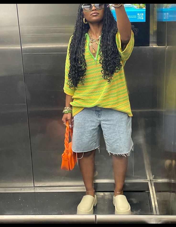 Pride Outfits Black Women, Pride Outfit Ideas Black Women, Pride Outfit Ideas, Outfit Ideas Black Women, Airport Outfit Summer, Arizona Trip, Outfits Black Women, Outfit Ideas Black, Slides Outfit