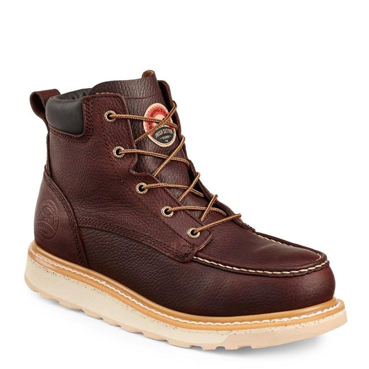 Red Wing Irish Setter Men's Ashby 6" Aluminum Toe Work Boots 83606 Red Wing Shoes Men's, Work Boots For Men, Timberland Boots Outfit Mens, Timberland Boots Outfit, Timberland Waterproof Boots, Mens Fashion Work, Boots Store, Yellow Boots, Red Wing Boots