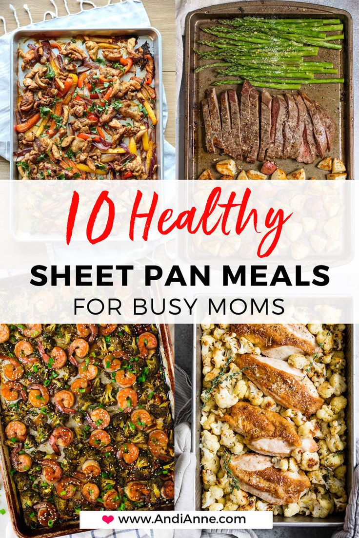 10 healthy sheet pan meals for busy moms