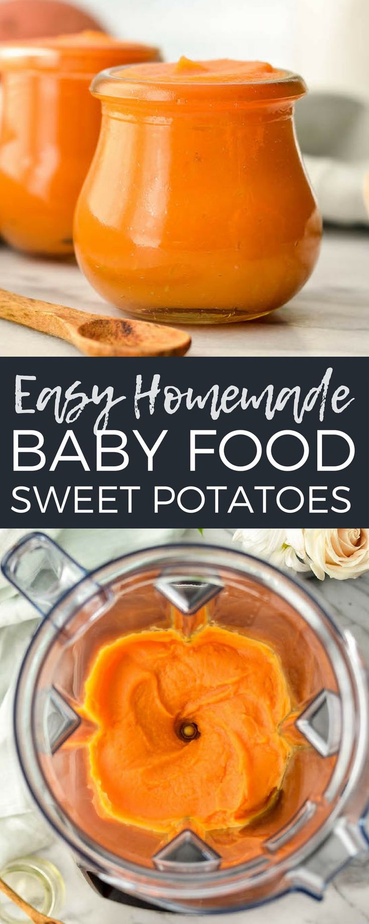 an easy homemade baby food sweet potato sauce