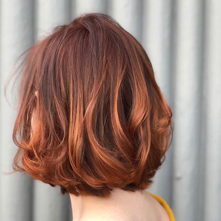 Short Hair Cooper, Cooper Balayage Short Hair, Short Hair Balayage Red Copper, Short Auburn Balayage, Short Cooper Hairstyles, Cooper Red Balayage, Copper Balayage Short Hair, Cooper Balayage Hair, Cooper Short Hair