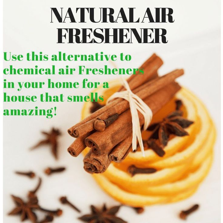 cinnamon sticks and star anise on top of each other with the caption natural air freshener use this alternative to clean your home for a house that smells amazing