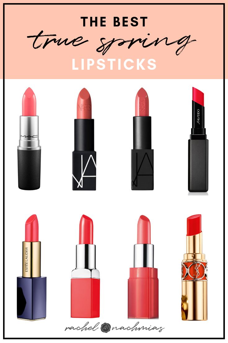 The Best True Spring Lipsticks — Philadelphia's #1 Image Consultant | Best Dressed Lipstick For Spring Type, Clear Spring Lipstick Colors, Makeup For True Spring, Clear Spring Lipstick, House Of Colour Spring Lipstick, House Of Colour Spring Makeup, Bright Spring Lipstick Colors, Warm Spring Lipstick Colors, True Spring Color Palette Makeup