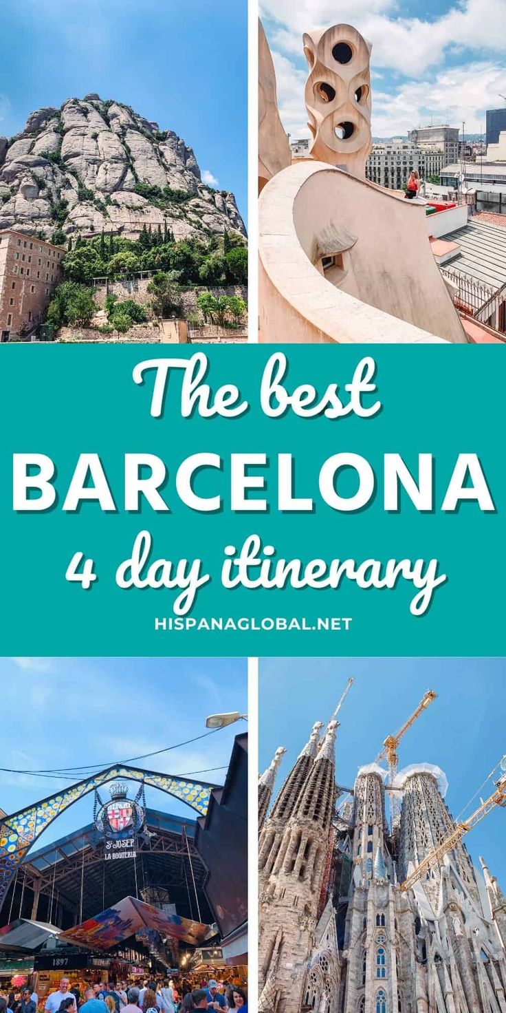 the best barcelona 4 day itinerary