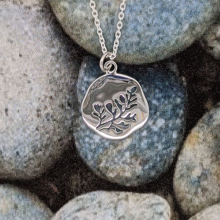 A delicate memento of mountain ferns. This organic-shaped medallion features a cut-out image of a delicate fern. Sterling silver Adjustable 18-20" long Style no. 605-04003 Funky Jewellery, Pendant Ideas, Unusual Jewelry, Medallion Necklace, Funky Jewelry, Long Style, Metal Stamping, Mother Nature, Fern