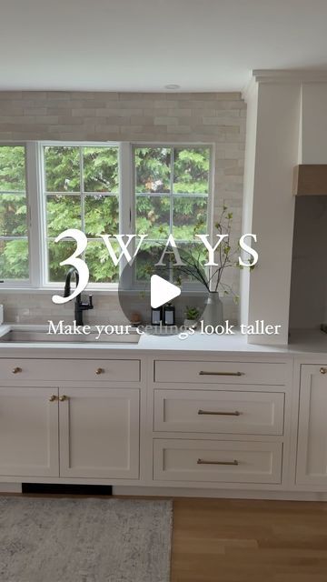 the kitchen is clean and ready to be used as a dining room or family room