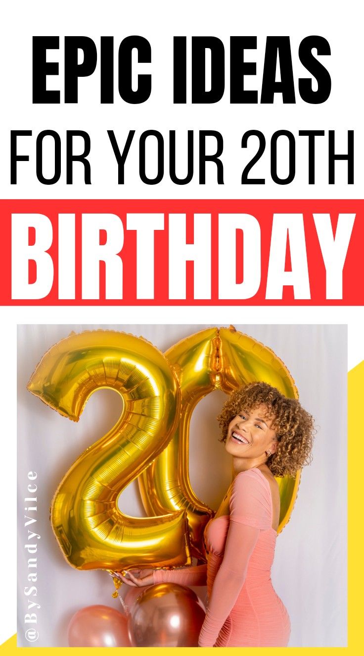 Epic ideas for your 20th birthday 20th Birthday Ideas Party, 20th Birthday Ideas Themes, 20th Birthday Ideas, Pink Birthday Theme, 18th Party Ideas, Birthday Party Essentials, 20 Birthday Cake, Birthday Rewards, 20th Birthday Gift