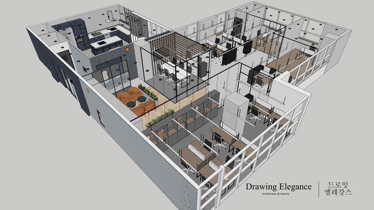 the floor plan for a two bedroom apartment with an attached kitchen and living room area