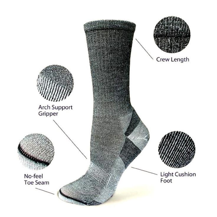 These socks are made from Organic Merino Wool and perfect for all types of in-town workouts, from the park to the pavement. Snug and slim fit; absorbs and wicks up to 35% moisture; cushion where needed, and foot-gripping comfort throughout. Made in Alabama, USA Materials: 60% Organic Merino Wool, 36% Nylon, 2% Spandex Mid-calf height, women's shoe size 10-13; men's shoe size 8-12 Machine Wash inside out and low dry Maggie's Organics wool is treated with a special Eco-friendly, anti-shrink treatm Maggies Organic Socks, Comfortable Sweat-resistant Gray Socks, Gray Sweat-resistant Socks, Comfortable Fade-resistant Gray Socks, Functional Sweat-resistant Gray Socks, Functional Sweat Resistant Gray Socks, Functional Gray Sweat-resistant Socks, Comfortable Breathable Socks For Outdoor Activities, Comfortable Anti-odor Hiking Socks