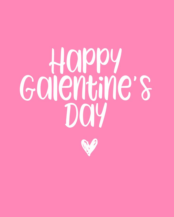 the words happy valentine's day written in white on a pink background