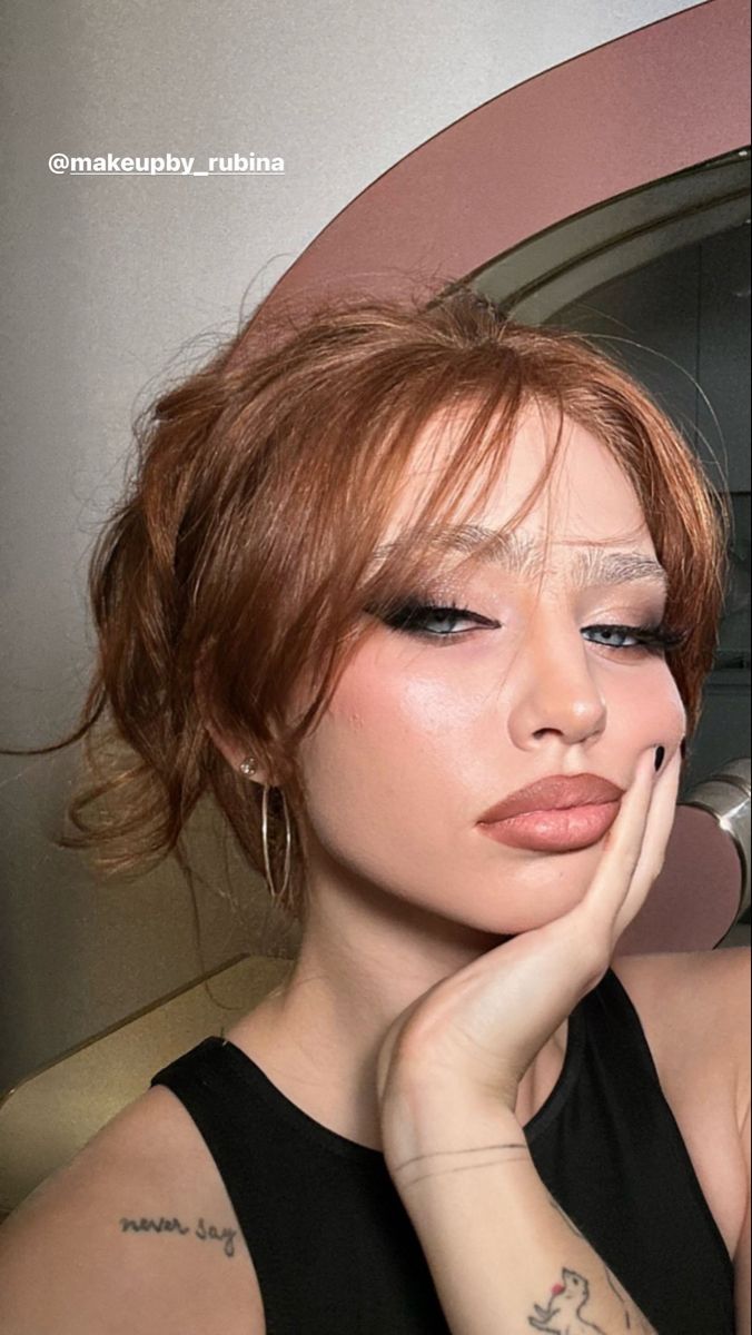 Ginger Hair Makeup Ideas, Wispy Bangs Hairstyles, Hairstyles Tiktok, Maquillage On Fleek, Dag Make Up, Elegantes Makeup, Mekap Mata, Redhead Makeup, Flot Makeup