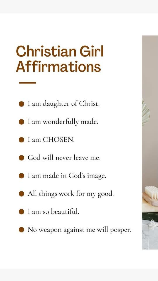 Reminders For 2024, Scriptures Around The House, Girly Scripture Wallpaper, Godly Woman Traits, Self Affirmations Quotes Aesthetic, God Study Motivation, I Am Made In The Image Of God, List Of Sins To Confess, Biblical Words Of Affirmation