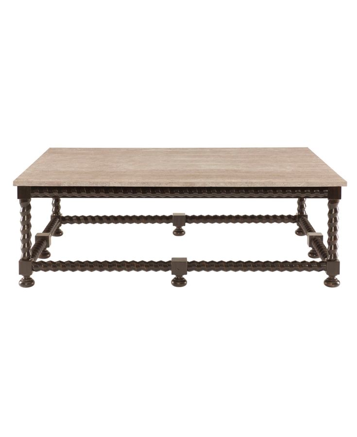 a coffee table with metal legs and a wooden top on an isolated white background for display