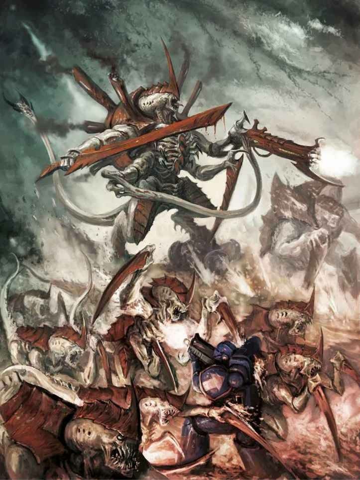 “And they shall know no fear” Tyranid Artwork, 40k Tyranids, Kraken Art, Warhammer 40k Tyranids, 40k Art, Warhammer 40k Art, From Beyond, Warhammer 30k, Warhammer Art