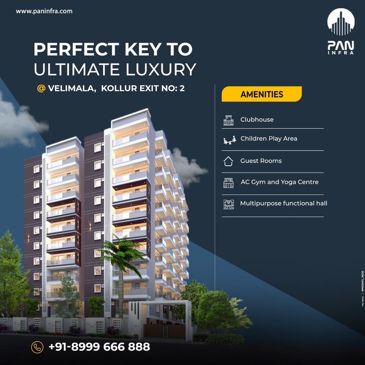 an advertisement for the perfect key to ultimate luxury in velimala, koluri ext no 2