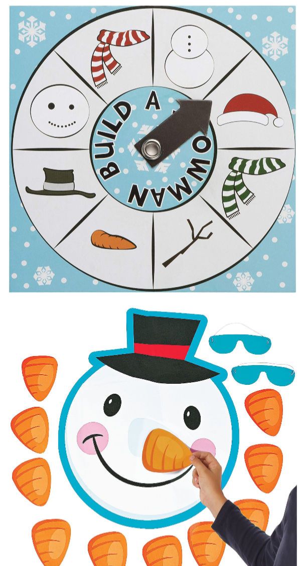 a snowman clock is shown in two different ways