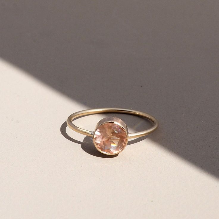 Oregon Sunstone Engagement Ring, Morganite Gemstone Jewelry For Proposal, Peach Round Gemstone Jewelry, Round Peach Gemstone Jewelry, Peach Gemstone Jewelry, Sunstone Engagement Ring, Sipping Champagne, All Chakras, Sunstone Jewelry