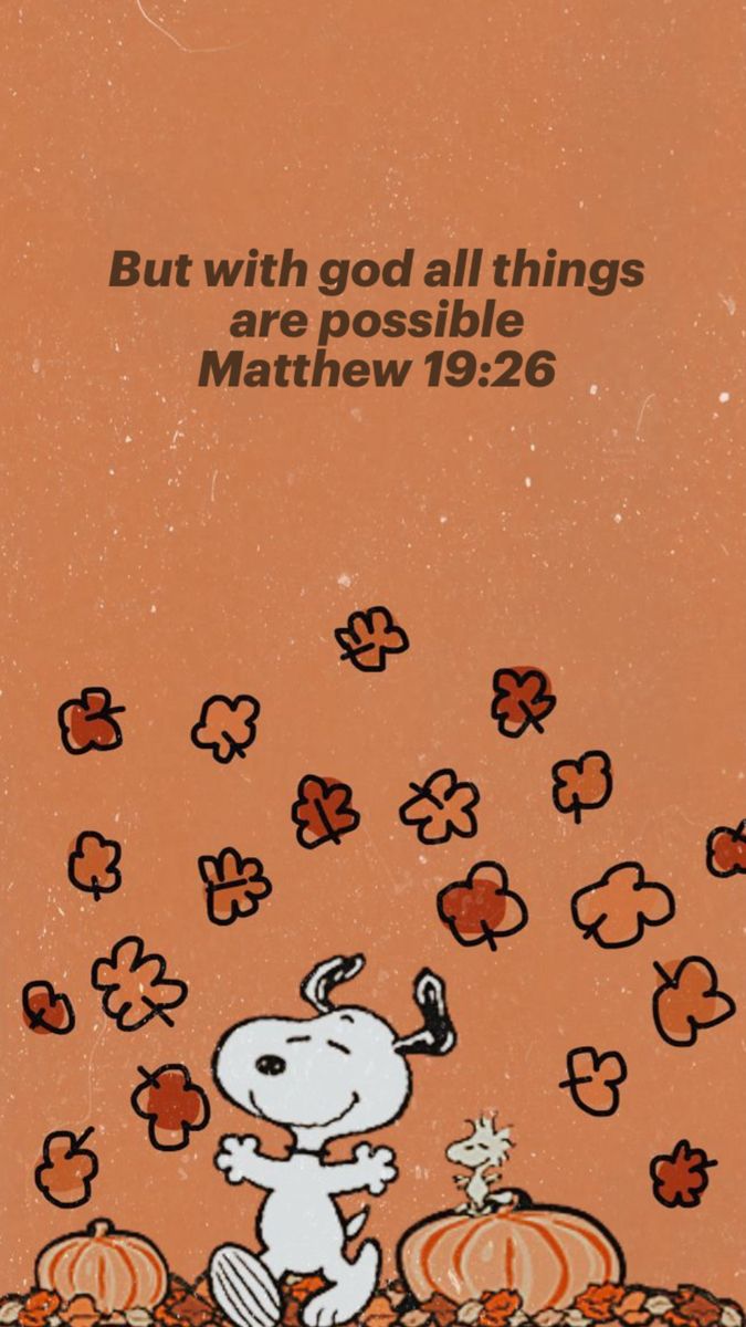 an orange book cover with a cartoon dog and pumpkins in the background that says, but with god all things are possible