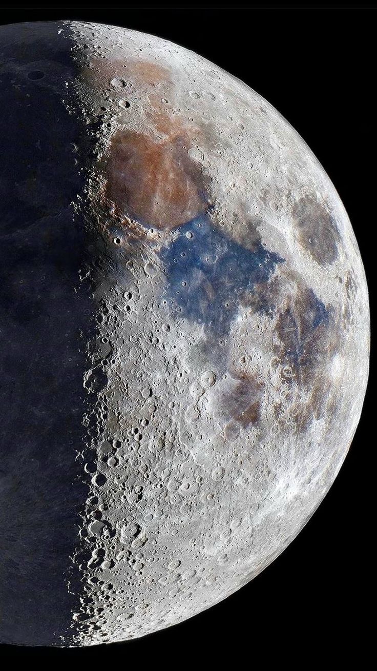 an image of the moon taken from space