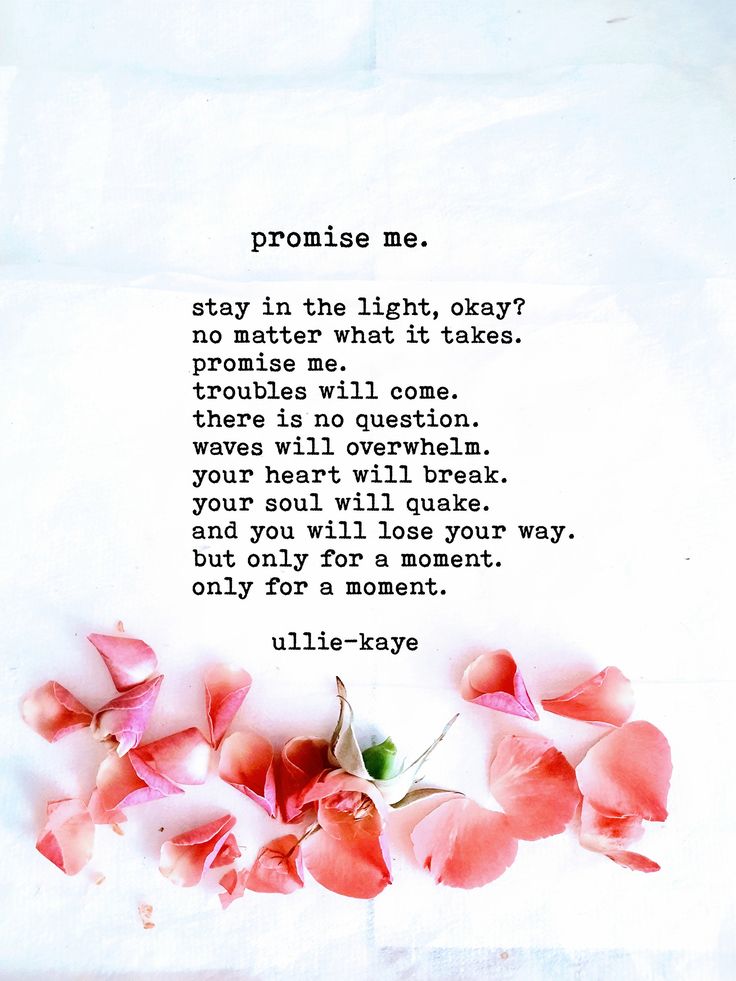 a poem written on paper with pink flowers