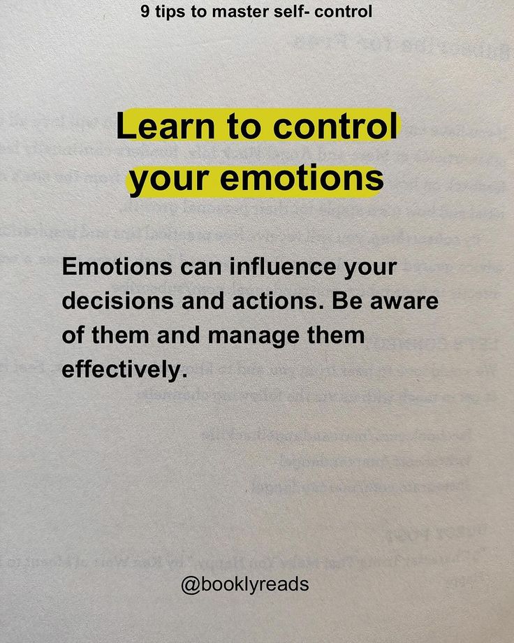 an open book with the words learn to control your emotions and actions be aware of them and manage them effectively