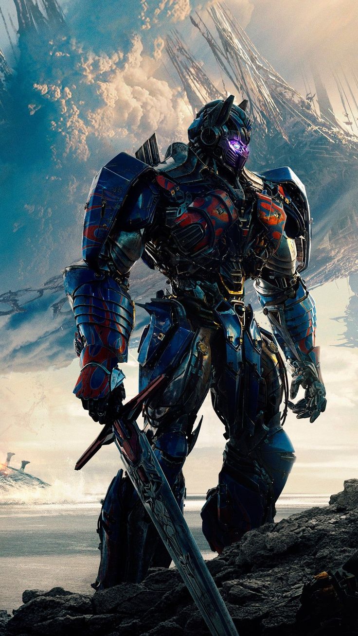 the poster for the movie's latest film, transformers is shown in this image