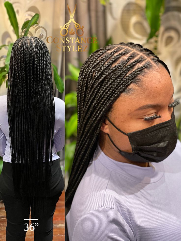 Full Knotless Box Braids, Small Knotted Braids, Small Black Braids, Knotelles Braids, Middle Part Knotless Box Braids, Middle Part Box Braids, Small Single Braids, Mini Knotless Box Braids, Straight Knotless Braids