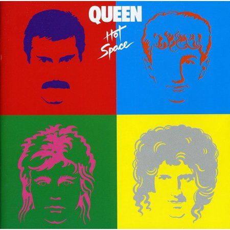 an image of the faces of queen and prince on four different colored squares with text