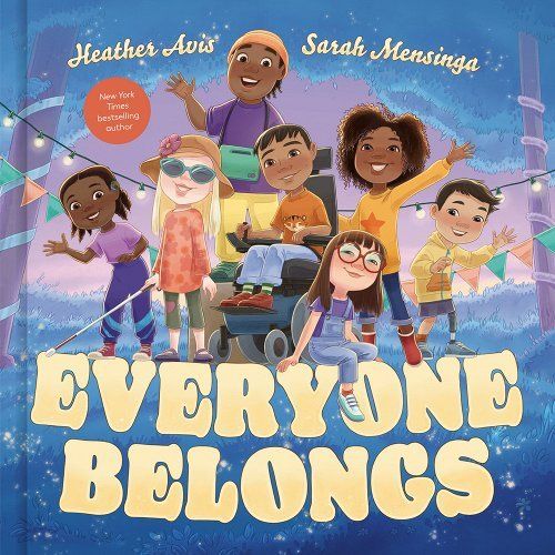 Everyone Belongs by Heather Avis | Children's Disability Picture Book - Paperbacks & Frybread Co. Community Circle, Books About Kindness, Clean Reads, Rhyming Books, Diverse Books, Conscious Parenting, Novel Cover, Social Awareness, Christian Fiction