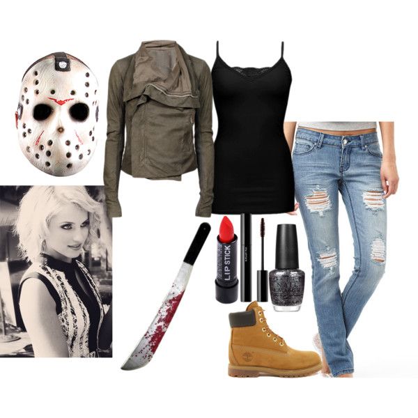 Related image Female Jason Voorhees Cosplay, Jason Costume Women Diy, Jason Girl Costume, Jason Voorhees Girl Costume, Jason Female Costume, Jason Costume Girl, Girl Jason Halloween Costume, Jason Voorhees Costume Women, Female Jason Costume